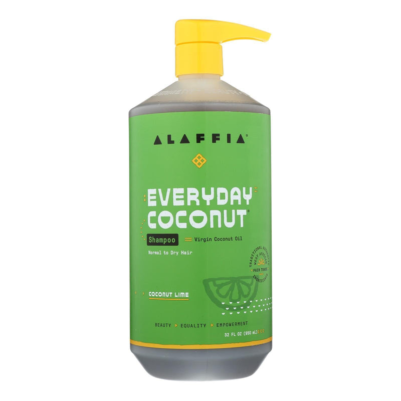 Alaffia - Everyday Shampoo - Coconut Lime - 32 Fl Oz. - Orca Market