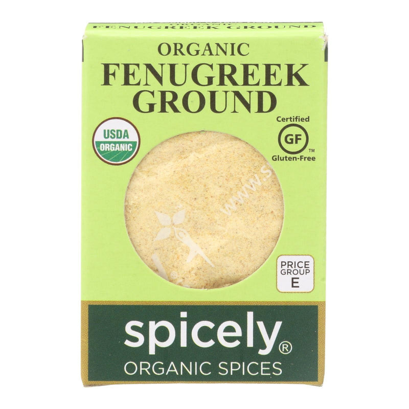 Spicely Organics - Organic Fenugreek - Ground - Case Of 6 - 0.45 Oz. - Orca Market