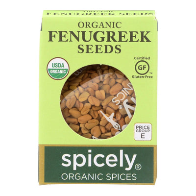 Spicely Organics - Organic Fenugreek Seeds - Case Of 6 - 0.45 Oz. - Orca Market