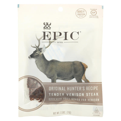 Epic - Bites - Venison - Case Of 8 - 2.5 Oz - Orca Market