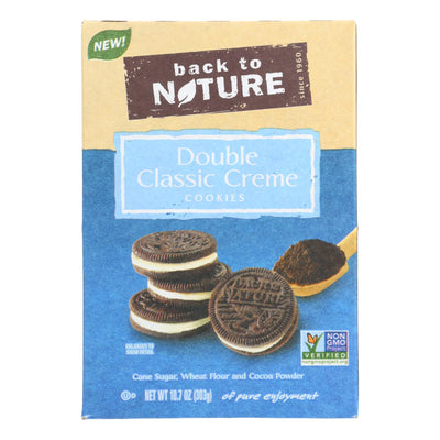 Back To Nature Cookies - Double Classic Creme - Case Of 6 - 10.7 Oz - Orca Market