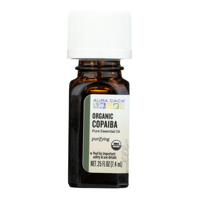 Aura Cacia - Essential Oil - Copaiba - Case Of 1 - .25 Fl Oz. - Orca Market