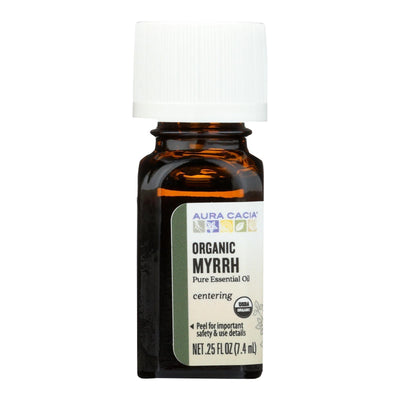 Aura Cacia - Essential Oil - Myrrh - Case Of 1 - .25 Fl Oz. - Orca Market