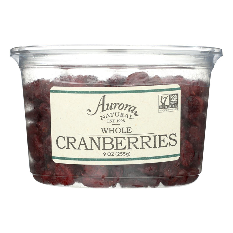 Aurora Natural Products - Whole Cranberries - Case Of 12 - 9 Oz. - Orca Market