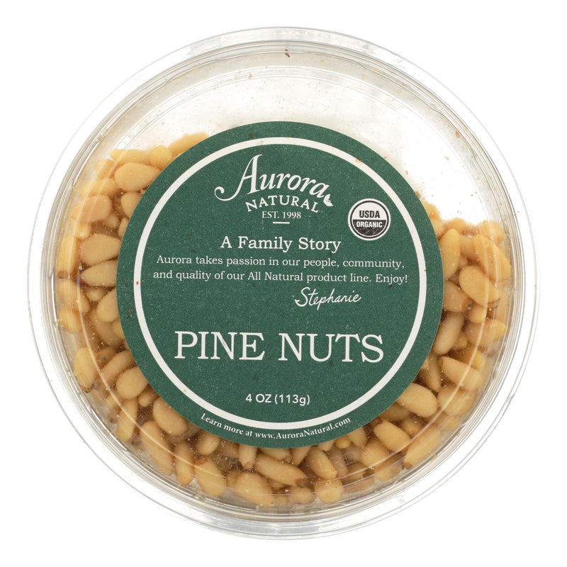 Aurora Natural Products - Organic Pine Nuts - Case Of 12 - 4 Oz. - Orca Market