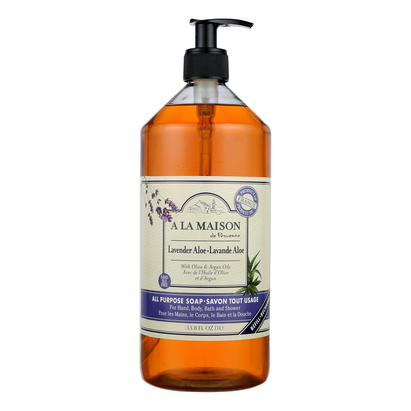 A La Maison - Liquid Hand Soap - Lavender Aloe - 33.8 Fl Oz. - Orca Market