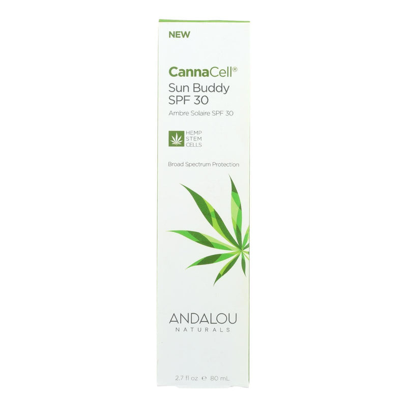 Andalou Naturals - Cannacell Sun Buddy Spf 30 - 2.7 Fl Oz. - Orca Market