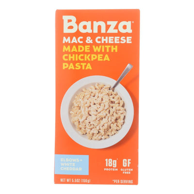 Banza - Chickpea Pasta Mac And Cheese - White Cheddar - Case Of 6 - 5.5 Oz. - Orca Market