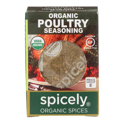 Spicely Organics - Organic Seasoning - Poultry - Case Of 6 - 0.35 Oz. - Orca Market