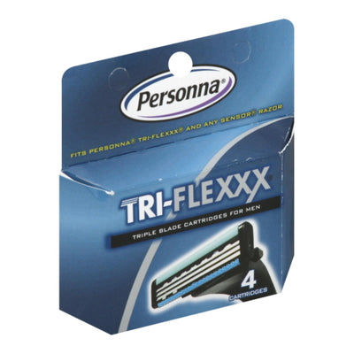 Personna Tri-flexxx Razor System For Men Cartridge Refill - 4 Cartridges - Orca Market