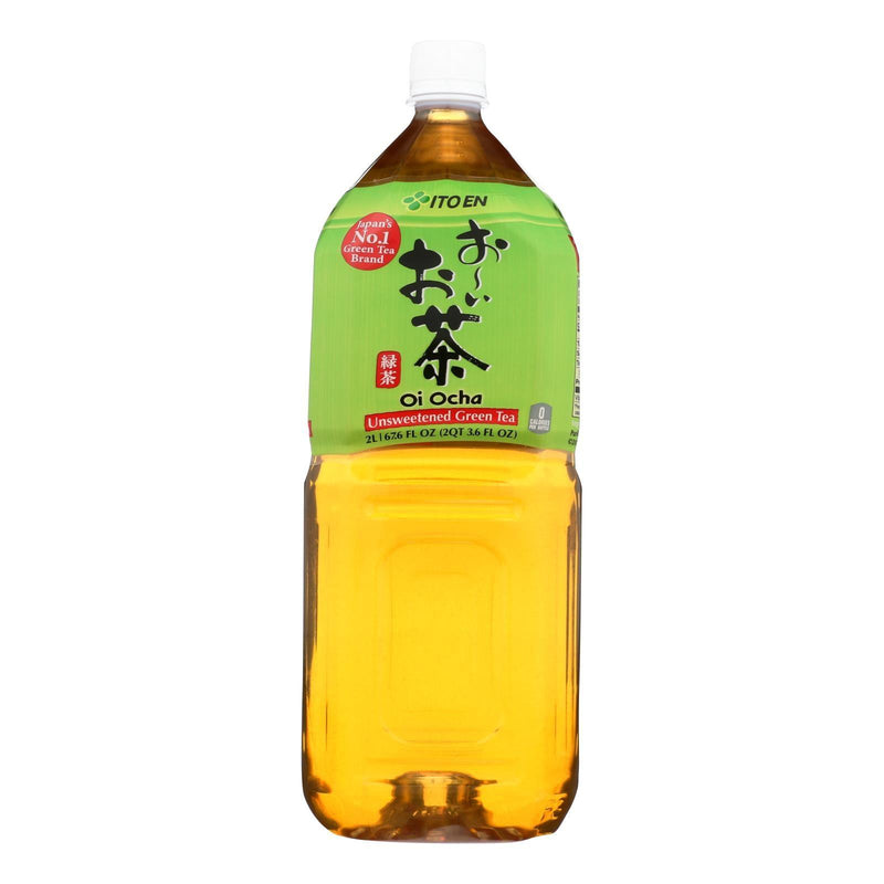 Ito En Oi Ocha Unsweetened Green Tea - Case Of 6 - 2 Ltr - Orca Market