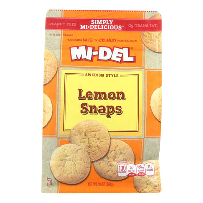 Midel Cookies - Lemon Snaps - Case Of 8 - 10 Oz - Orca Market