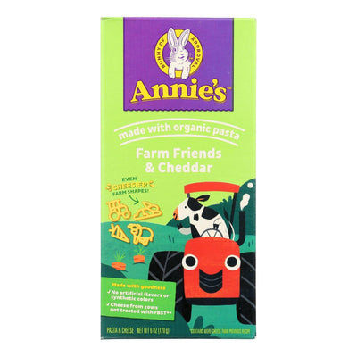 Annie's Homegrown Bernie's Farm Macaroni And Cheese Shapes - Case Of 12 - 6 Oz. - Orca Market