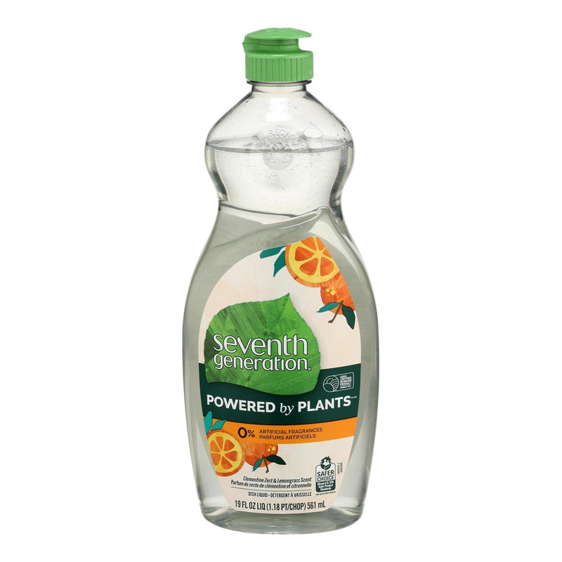 Seventh Generation - Dish Liquid Lemongrass Clementine - Case Of 6-19 Fz - Orca Market