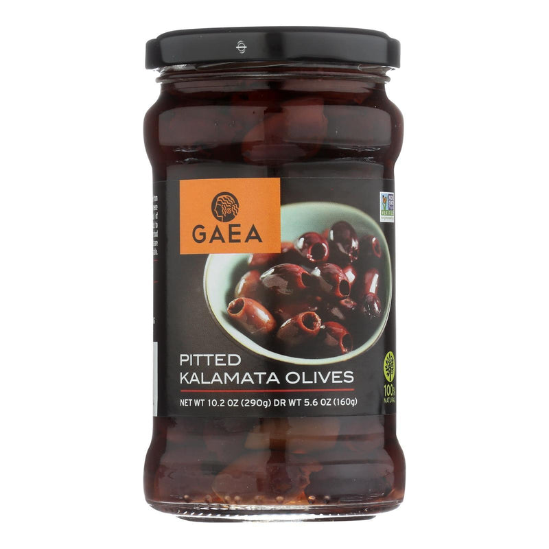 Gaea Olives - Kalamata - Pitted - 5.6 Oz - Case Of 8 - Orca Market