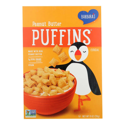 Barbara's Bakery - Puffins Cereal - Peanut Butter - Case Of 12 - 11 Oz. - Orca Market