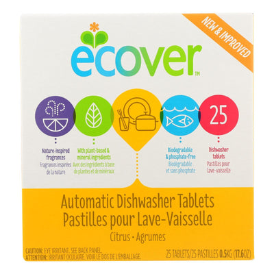 Ecover Automatic Dishwasher Tabs - Case Of 12 - 17.6 Oz - Orca Market