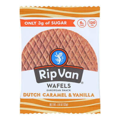 Rip Van Wafels - Wafel Dutch Carmel Vanilla - Cs Of 12-1.16 Oz - Orca Market