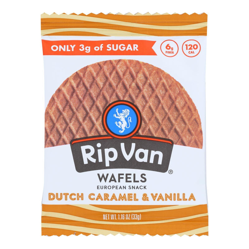 Rip Van Wafels - Wafel Dutch Carmel Vanilla - Cs Of 12-1.16 Oz - Orca Market