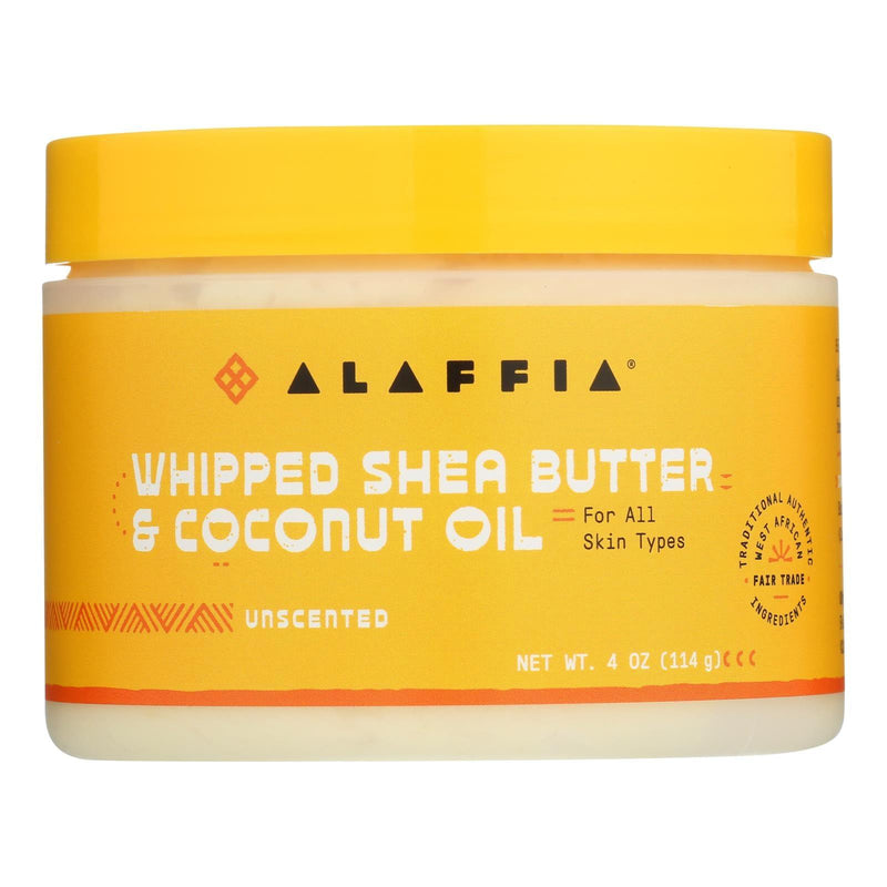 Alaffia - Whip Shea Butter Coconut Unscent - Ea Of 1-4 Oz - Orca Market