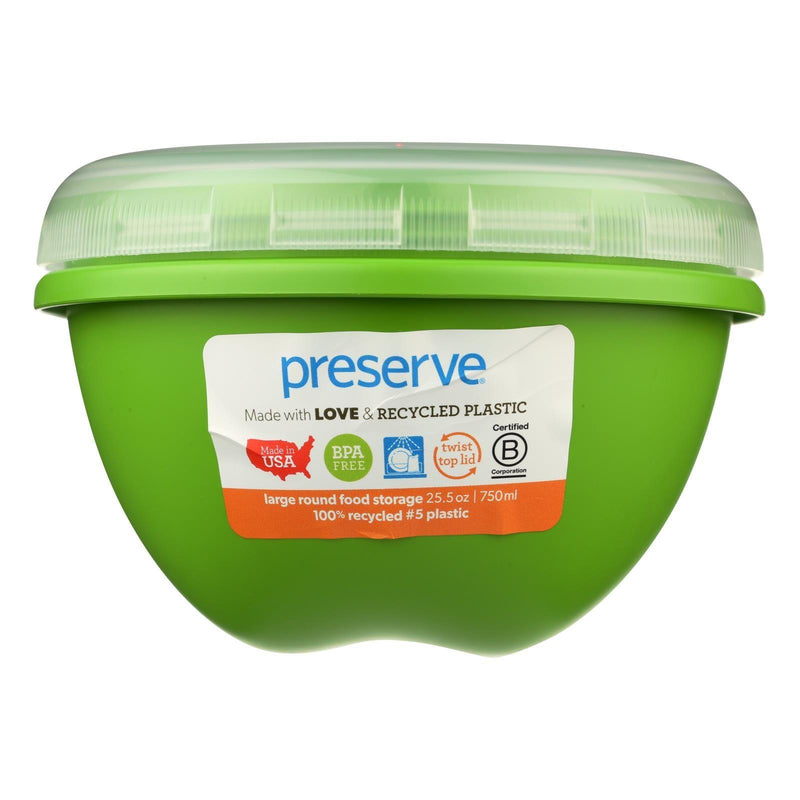 Preserve Large Food Storage Container - Green - Case Of 12 - 25.5 Oz - Orca Market