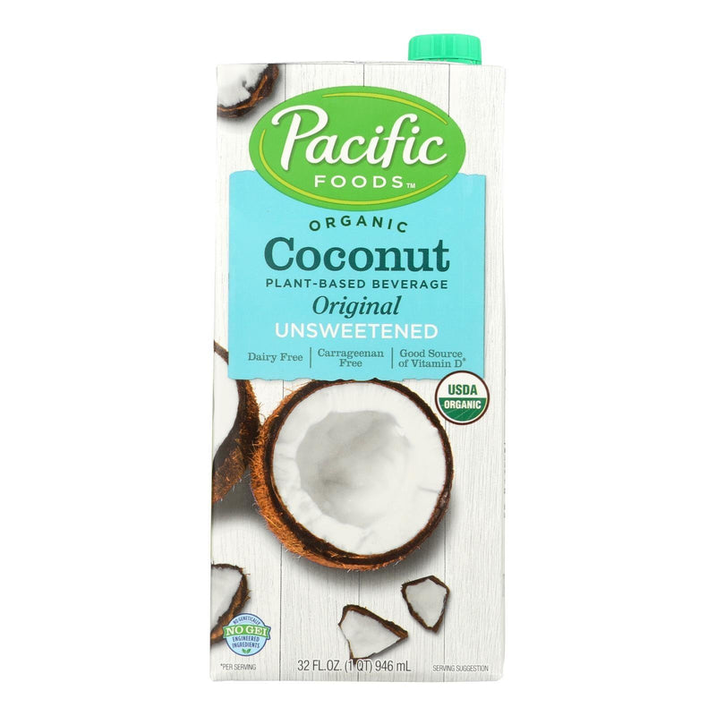 Pacific Natural Foods Coconut Original - Unsweetened - Case Of 12 - 32 Fl Oz. - Orca Market