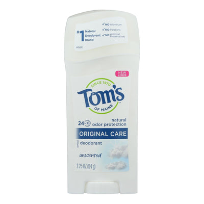 Tom's Of Maine Natural Original Deodorant Unscented - 2.25 Oz - Case Of 6 - Orca Market