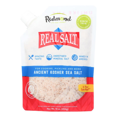 Real Salt Gourmet Kosher Sea Salt - 16 Oz - Case Of 6 - Orca Market