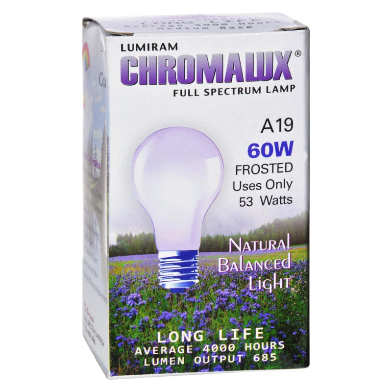 Chromalux Light Bulb Frosted-60w - 1 Bulb - Orca Market