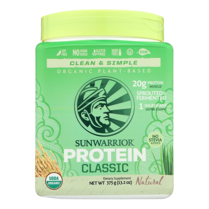 Sunwarrior - Protein Organic Classic Natural - 375 Grm - Orca Market