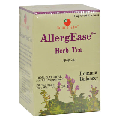 Health King Allergease Herb Tea - 20 Tea Bags - Orca Market