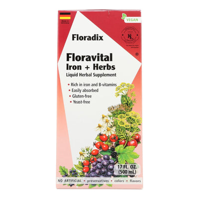 Floradix - Floravital Iron And Herbs - 1 Each 1-17 Fz - Orca Market