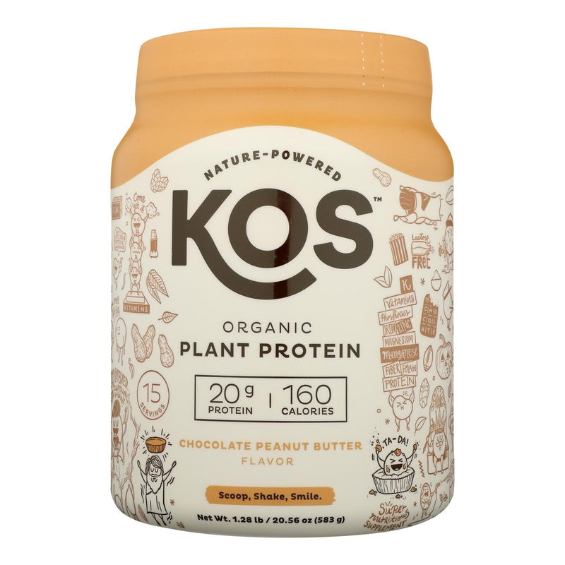 Kos - Plant Protein Chocolate Peanutbutter - 1 Each - 20.56 Oz - Orca Market