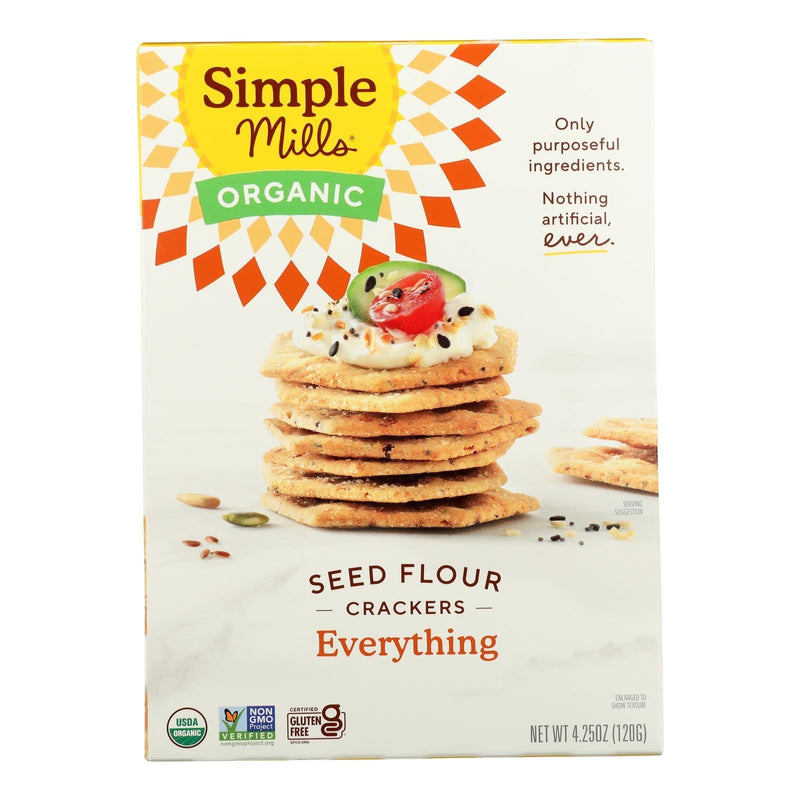 Simple Mills - Crackers Seed Flour Evrythng - Case Of 6-4.25 Oz - Orca Market