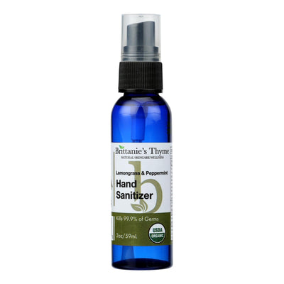 Brittanie's Thyme - Organic Hand Sanitizer - Lemongrass - 2 Oz. - Orca Market