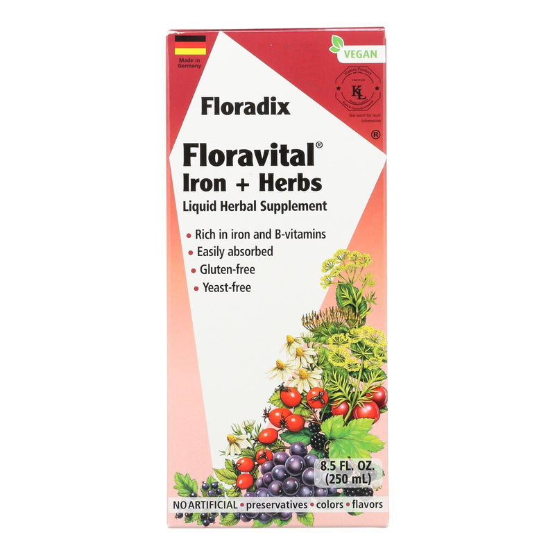 Floradix - Floravital Iron And Herbs - 1 Each 1-8.5 Fz - Orca Market