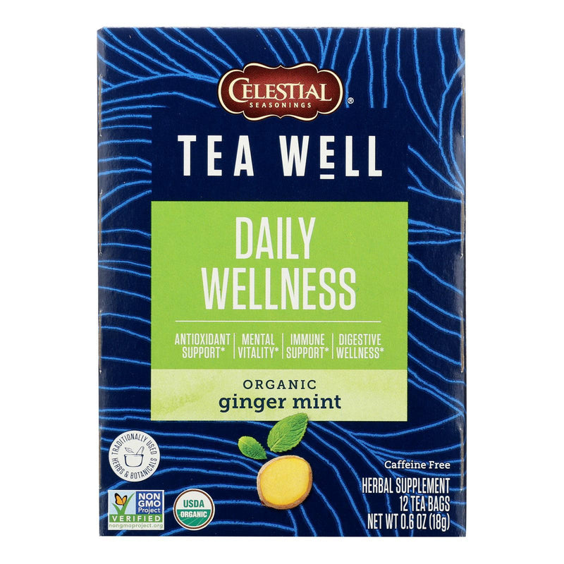 Teawell - Tea Ginger Mint - Case Of 6-12 Ct - Orca Market