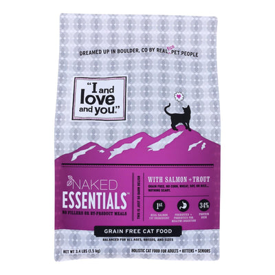 I And Love And You - Cat Kibble Slmn And Trout - Case Of 4-3.4 Lb - Orca Market