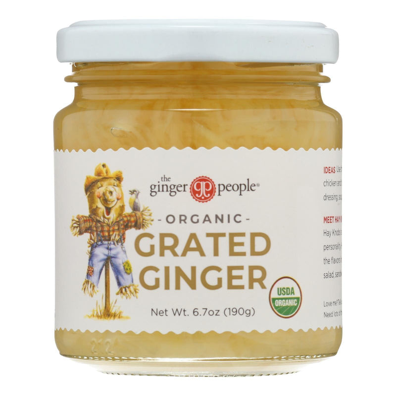 The Ginger People Organic Ginger - Grated - Case Of 12 - 6.7 Oz. - Orca Market