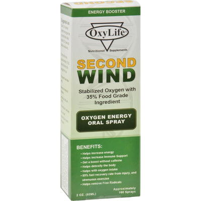 Oxylife Products - Oxylife Second Wind O2 Mn - 1 Each - 2 Oz - Orca Market