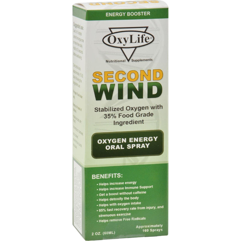 Oxylife Products - Oxylife Second Wind O2 Mn - 1 Each - 2 Oz - Orca Market