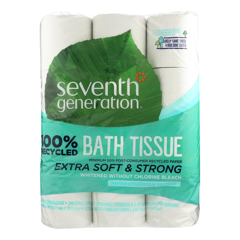 Seventh Generation - Bath Tissue 2 Ply 240 Ct - Case Of 2 - 24 Ct - Orca Market