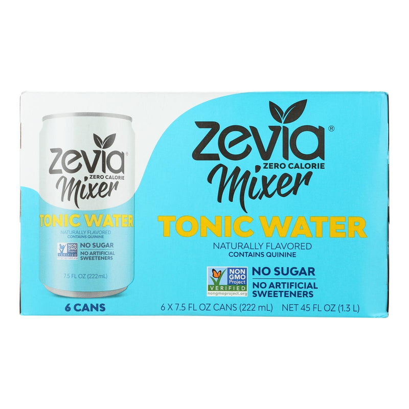 Zevia Zero Calorie Mixer - Tonic Water - Case Of 4 - 6/7.5 Fl Oz - Orca Market