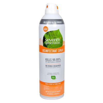 Seventh Generation Spray - Disinfectant - Fresh Citrus - Case Of 8 - 13.9 Oz - Orca Market