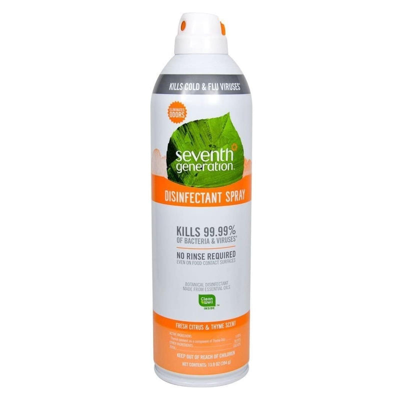 Seventh Generation Spray - Disinfectant - Fresh Citrus - Case Of 8 - 13.9 Oz - Orca Market