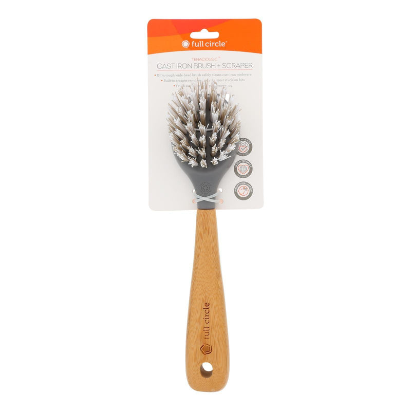 Full Circle Home - Tenacious C Cast Iron Brush And Scraper - Case Of 6 - 1 Count - Orca Market