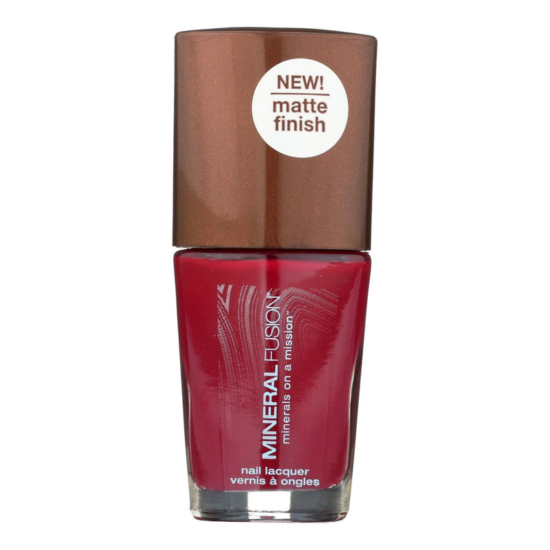 Mineral Fusion - Nail Polish - Matte Mulberry - 0.33 Oz. - Orca Market