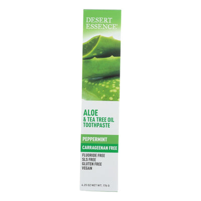 Desert Essence - Toothpaste Aloe & tree Oil Cf - 6.25 Oz - Orca Market