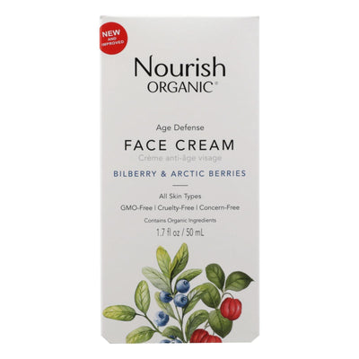 Nourish - Face Cream Age Defense - 1 Each - 1.7 Fz - Orca Market