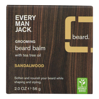 Every Man Jack - Beard Balm Sandalwood - 1 Each - 2 Oz - Orca Market